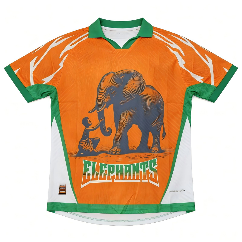 Ivory Coast Home Soccer Jersey Men Football Training Sportswear