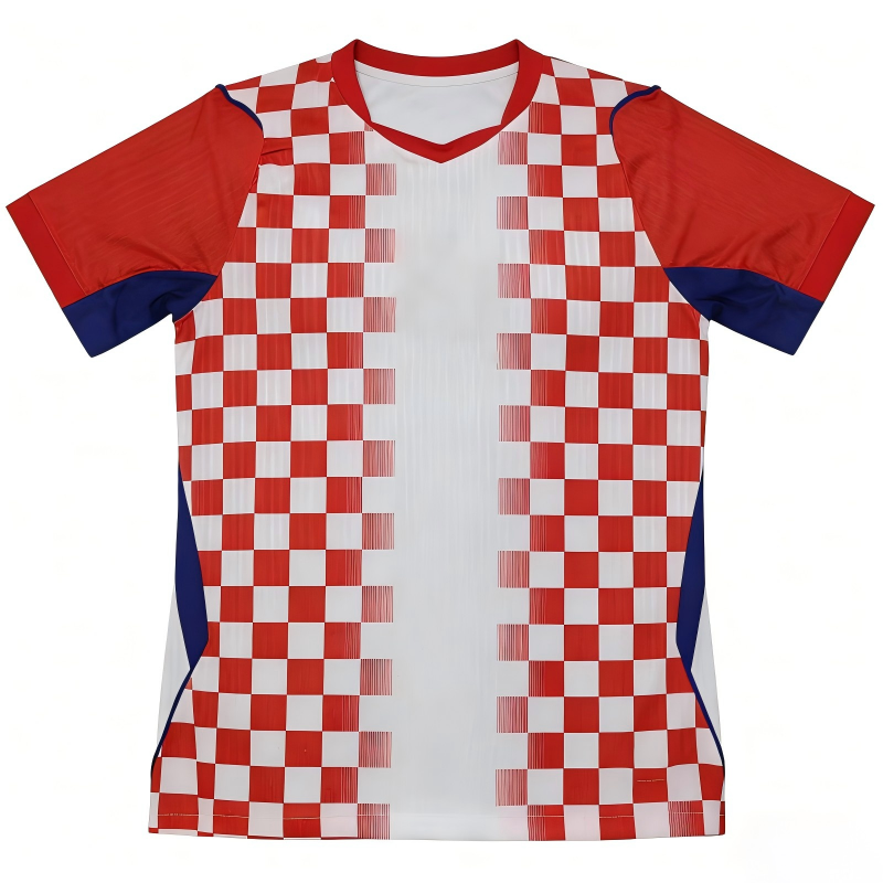 Croatia Away Jersey Men Fan Version Soccer Training Shirt