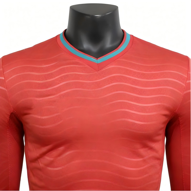 Portugal Long Sleeve Football Jersey Men Training Match Shirt 