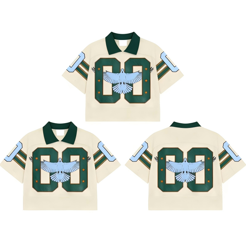 Short Sleeve Mesh Women Football Fan Practice Jersey