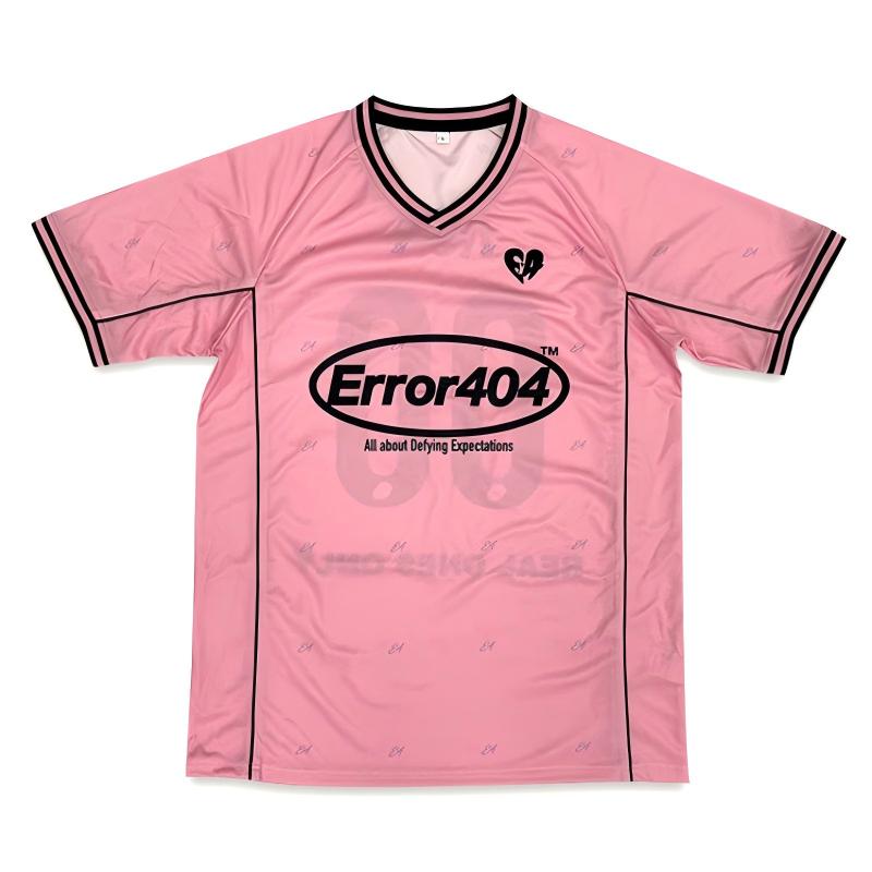 Retro Pink Sublimated Women Soccer Football Shirt