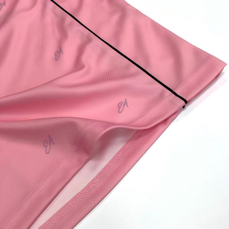 Retro Pink Sublimated Women Soccer Football Shirt