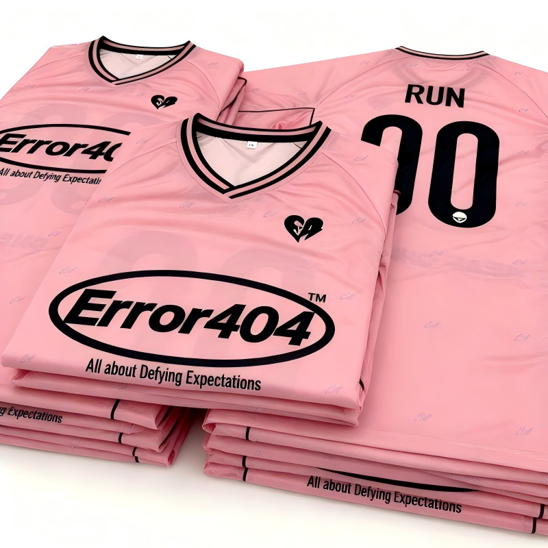 Retro Pink Sublimated Women Soccer Football Shirt