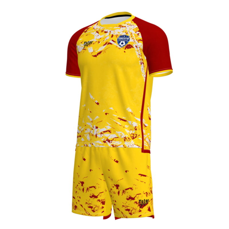 Mens Sports Wear Retro Soccer Jersey Set