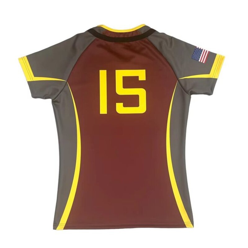 Retro Printing Sublimation Rugby Jersey