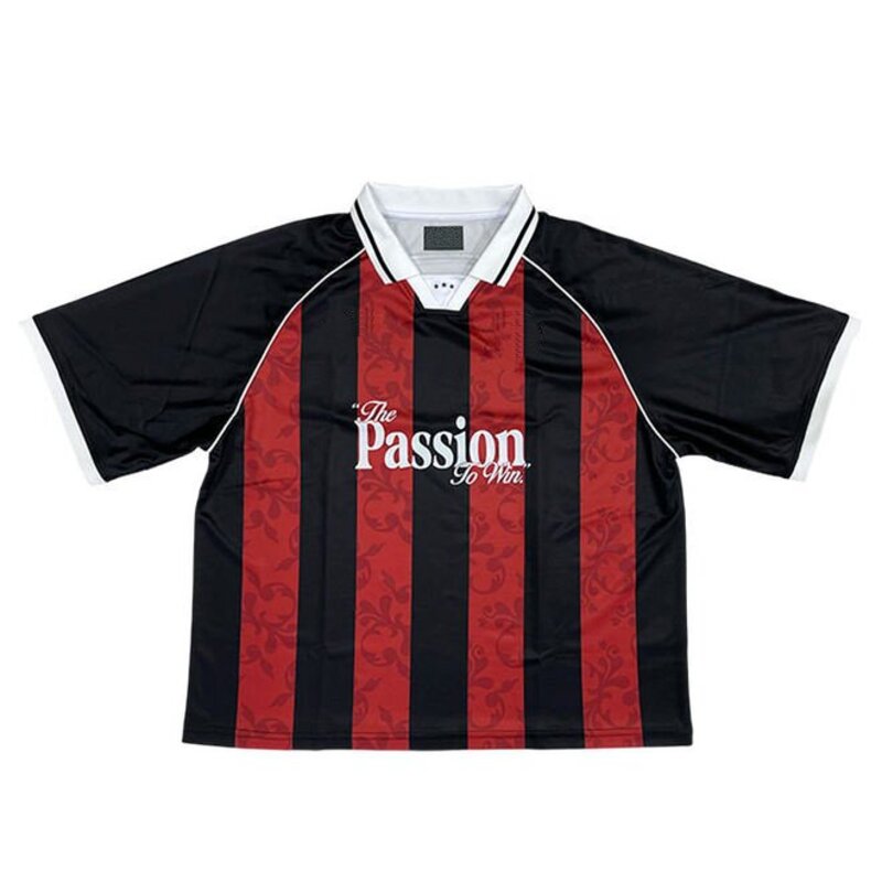 Customized Classic Retro Striped Soccer Jersey
