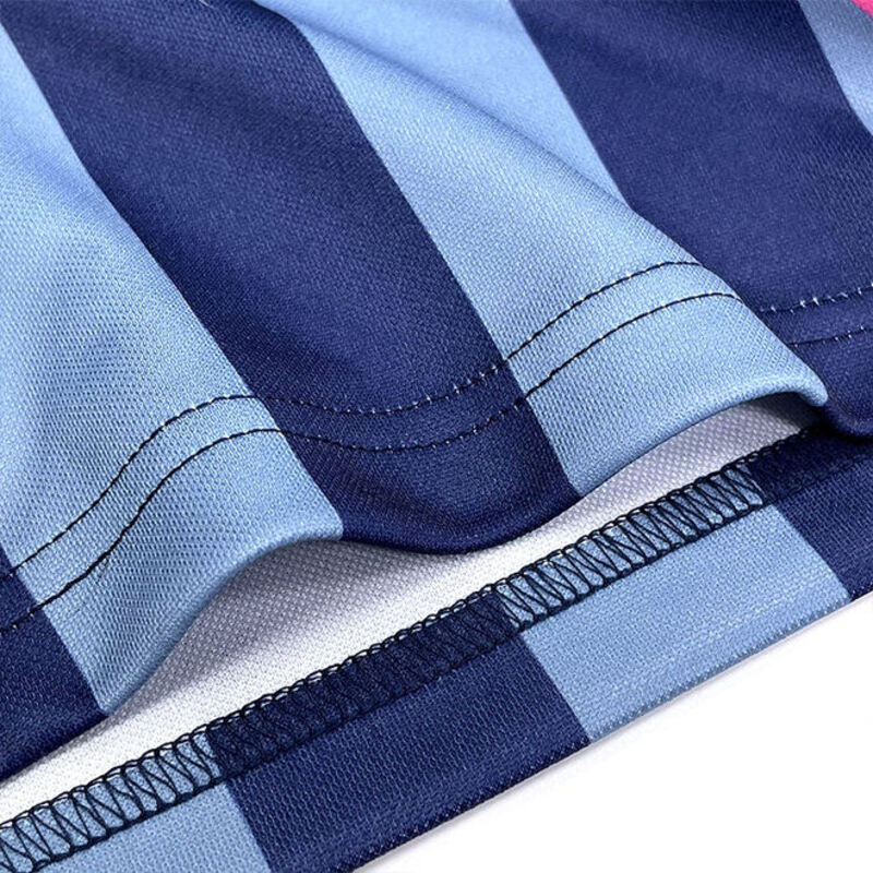 Polo Neck Design Retro Long Sleeve Football Shirts