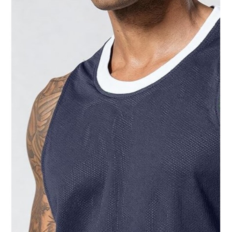 Mens Lightweight Reversible Basketball Uniform Kit for Training and Games Set