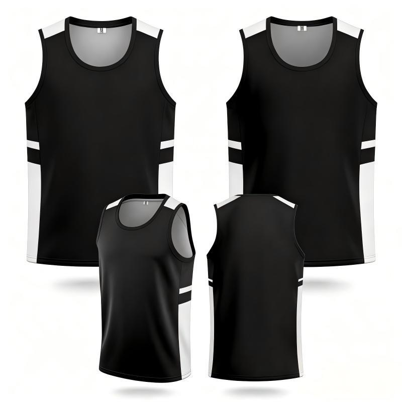 4 Packs Breathable Mesh Reversible Basketball Practice Jersey for Team Scrimmage
