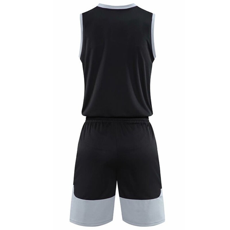 2 Kits Basketball Team Uniform Set with Matching Jersey and Shorts
