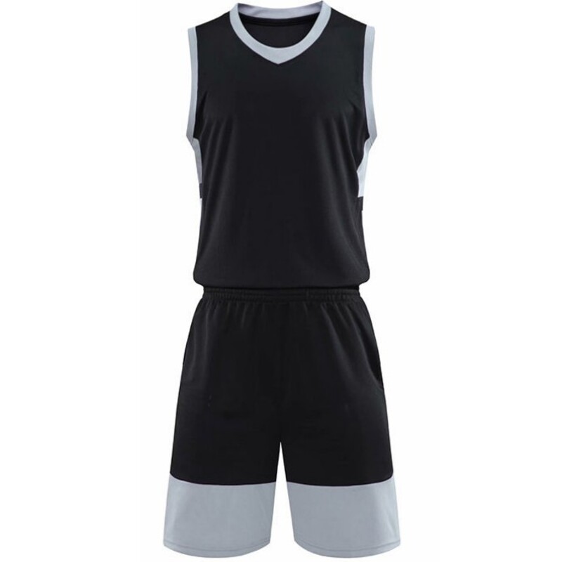 2 Kits Basketball Team Uniform Set with Matching Jersey and Shorts
