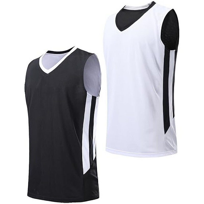Reversible Basketball Training Jersey and Shorts Sports Set