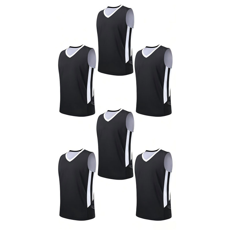 Reversible Basketball Training Jersey and Shorts Sports Set
