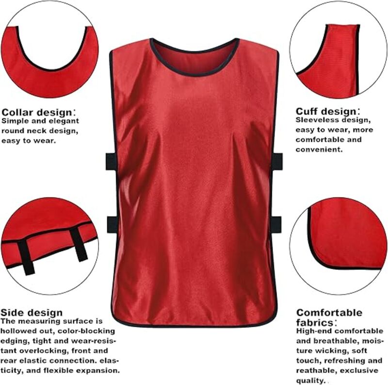 Lightweight Mesh Training Scrimmage Vests