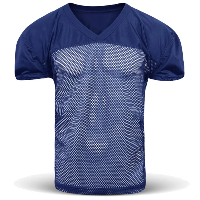 Polyester Mesh Short Sleeve Soccer Jersey