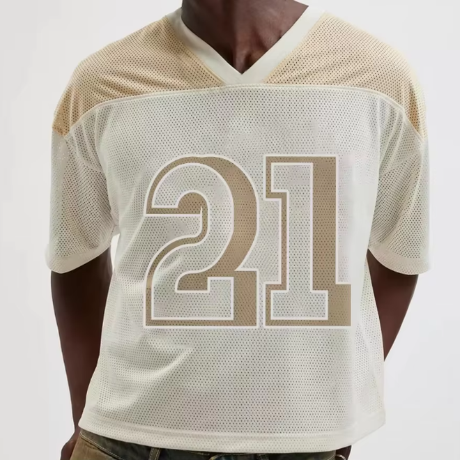 Patchwork Mesh Rugby Jersey