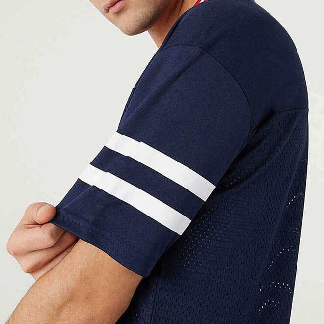 Vintage Mens Rugby Oversized Mesh Front Jerseys