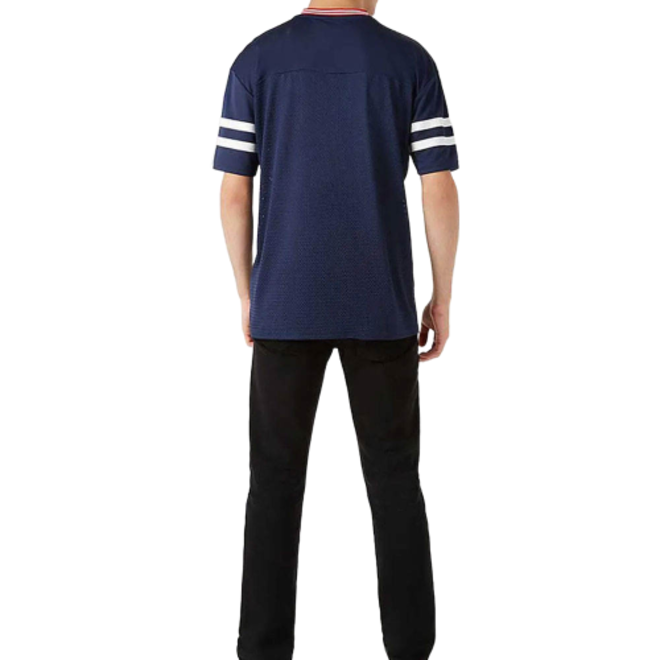 Vintage Mens Rugby Oversized Mesh Front Jerseys