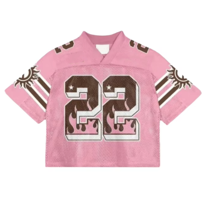 Short Sleeve Rugby Throw Back Jersey